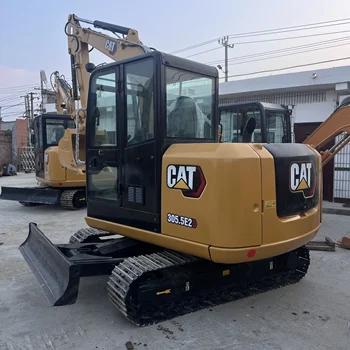 Mini Escavadeira Trencher Machine Digger CAT305.5E2 Excavator Cheap Price CAT Mini Excavator with High Quality Condition