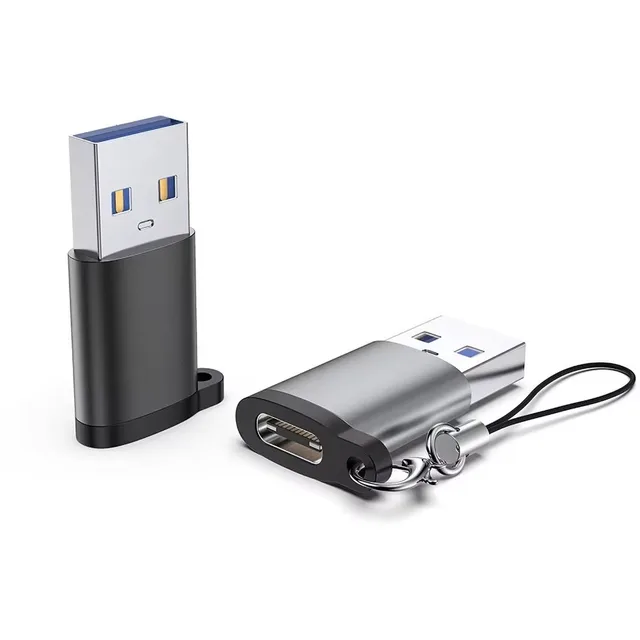 USB3.0 Portable OTG Adapter Aluminum Shell Fast Heat Dissipation Interface to Type C for Mobile Phones & Laptops