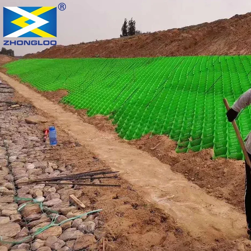 Hdpe Geocell Driveway for Road and Slope protection HDPE Geocell Geo Cell Gravel Grid Geocells