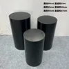 Set piccolo da 3 pezzi nero liscio