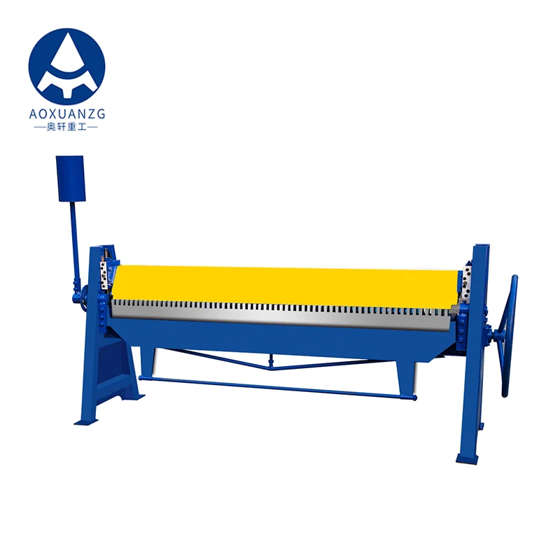 China Factory Manual Pan and Box Brake Bending Folding Machine for Metal Bending