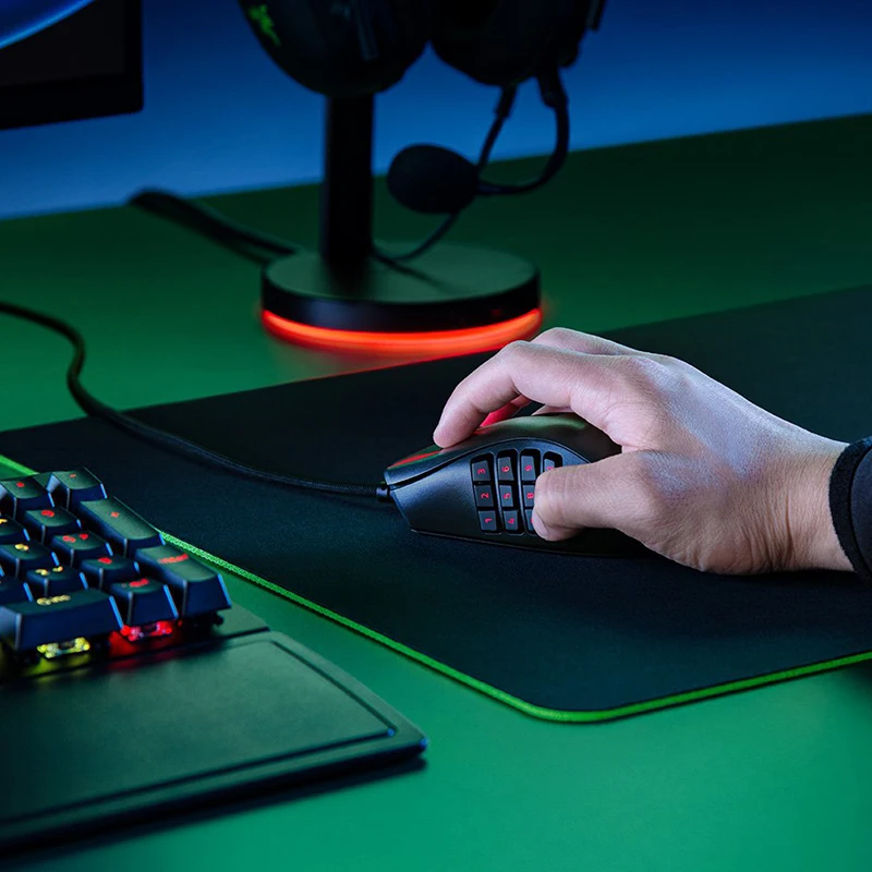 Razer Naga X エルゴノミックMMOゲーミングマウス 16ボタン 18000DPI
