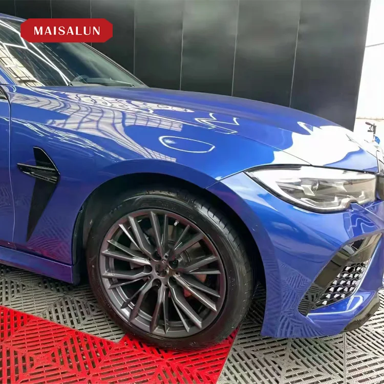 2019 Z-ART M8フロントバンパー（G20 PP用）フロントバンパー（BM W用）すべての新しい3シリーズPPボディキット（G20レトロフィットフロントバンパー フロント バンパー リップ スポイラー 3シリーズ G20 G28 2020 2021