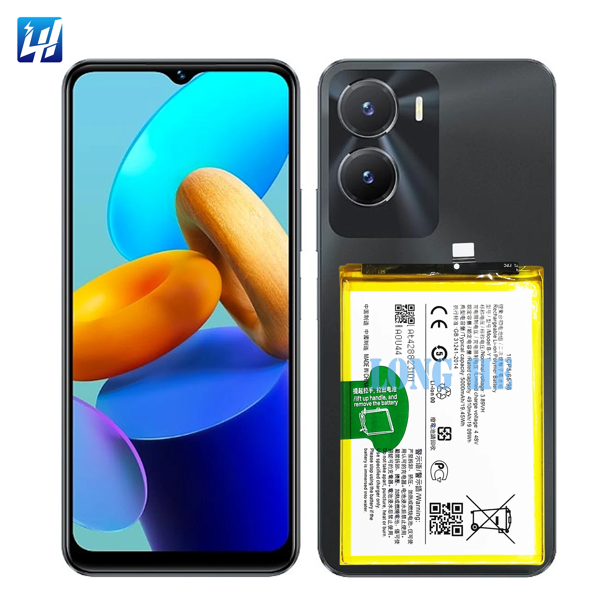 OEM Smartphone Battery B-Y1 High Quality 5000mah for VIVO