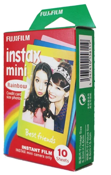 Lerp & fujifilm rainbow instax mini 9 пленка instax filme fuji instax mini