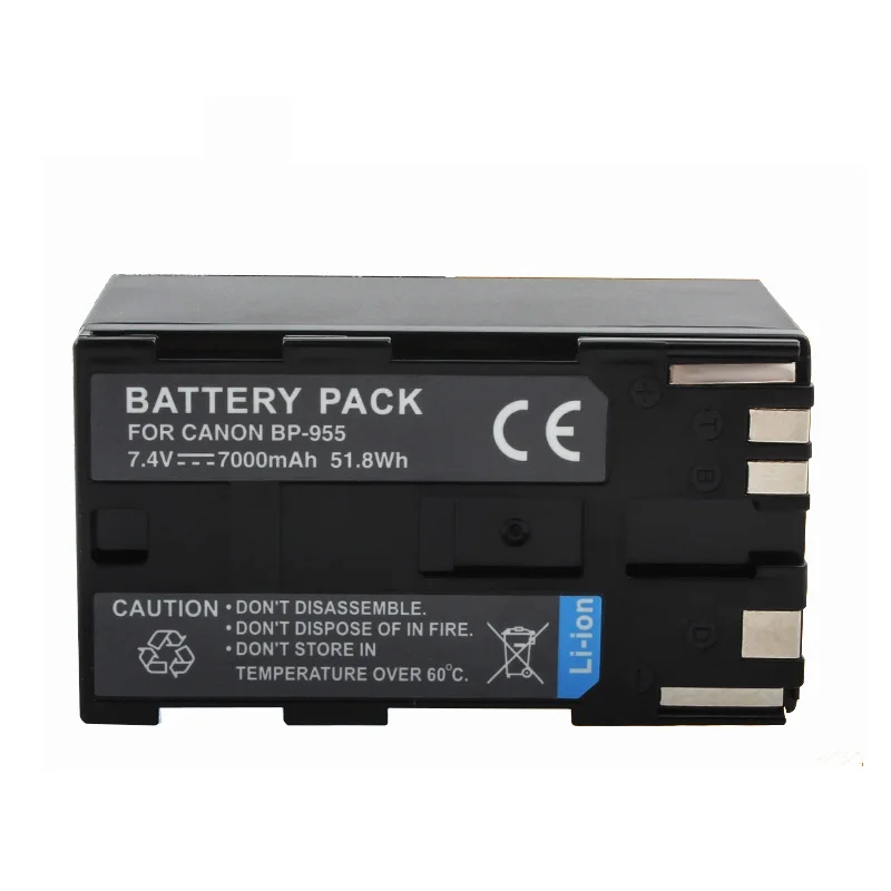 7000mAh High Quality Replacement Camera Battery For Canon BP-941 BP-945 BP-950 BP-955 BP-927 BP-930 BP-914 BP-915L BP-924