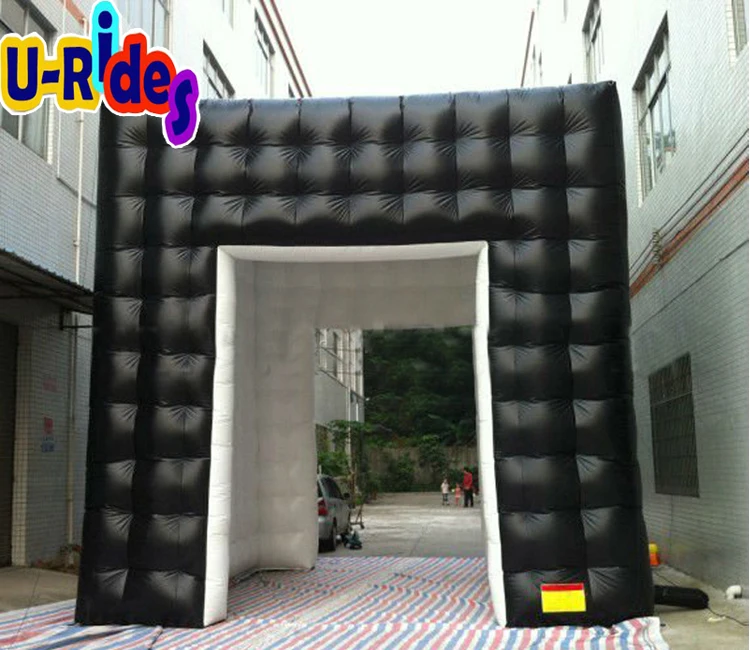 Outdoor Inflatable Black Party Event Square Cube Tent Portable Disco ...