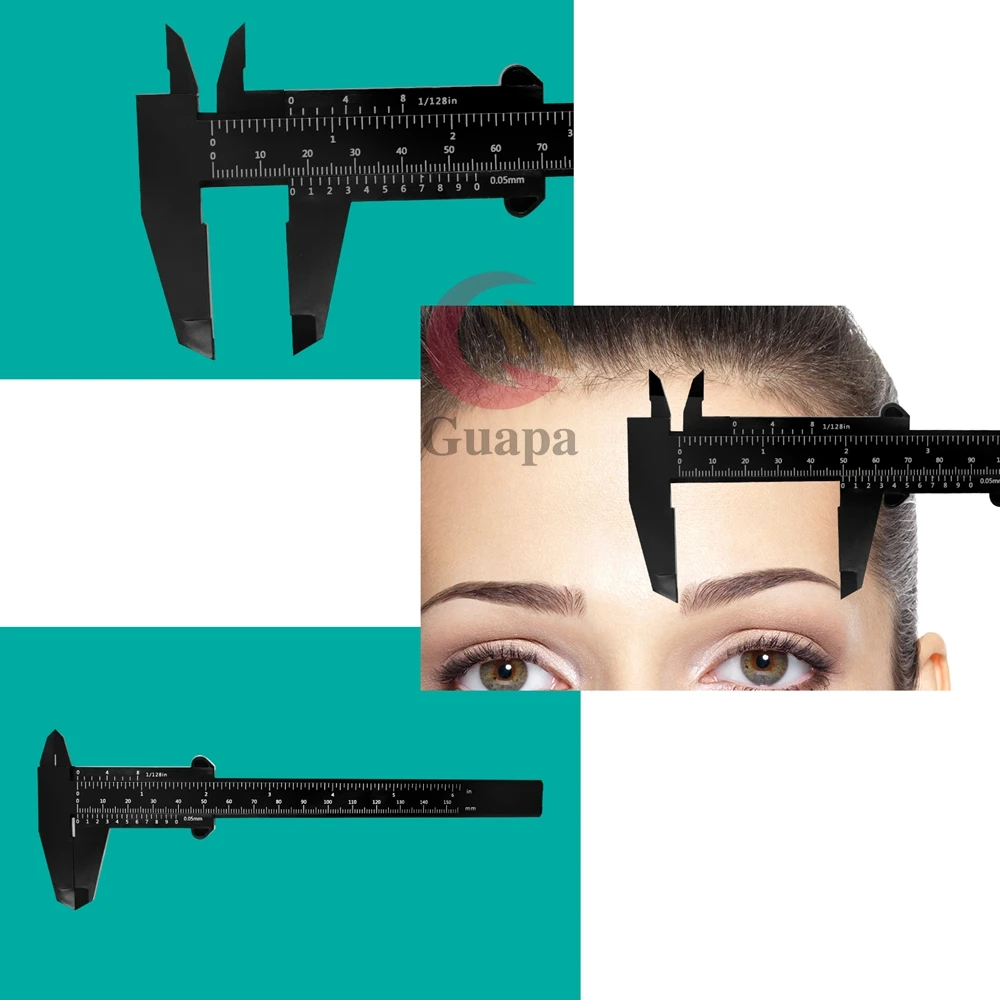 Eyebrow Ruler Vernier Caliper Mini White – Amavi PMU