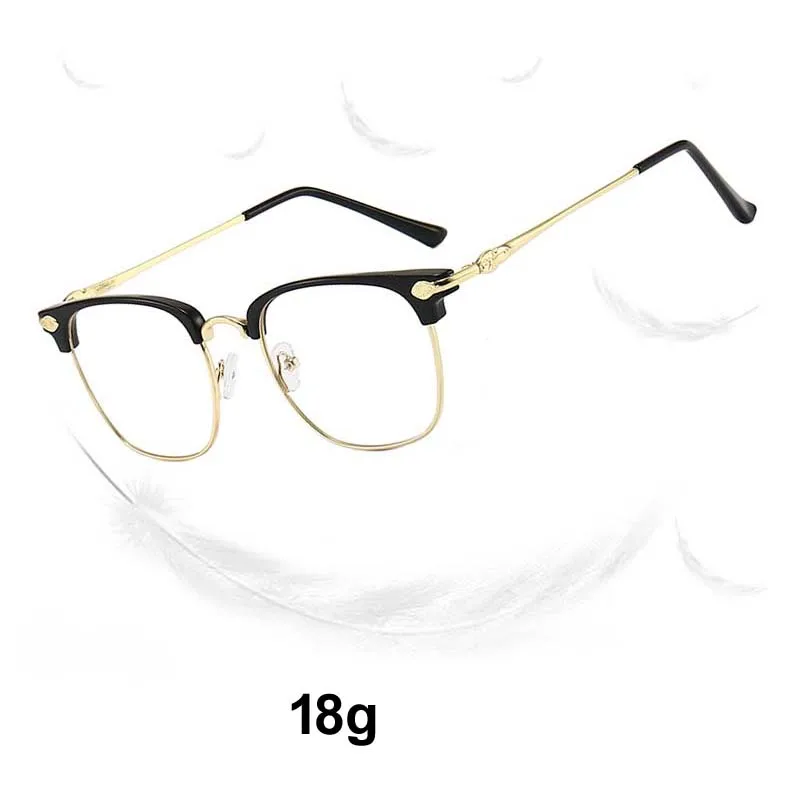 Wholesale Popular Fashion Metal Anti Blue Blocking Glasses Optical