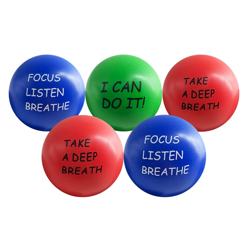 Полиуретановые шарики для снятия стресса нетоксичные мячи из пеноматериала детей и взрослых игрушки сжимания рук