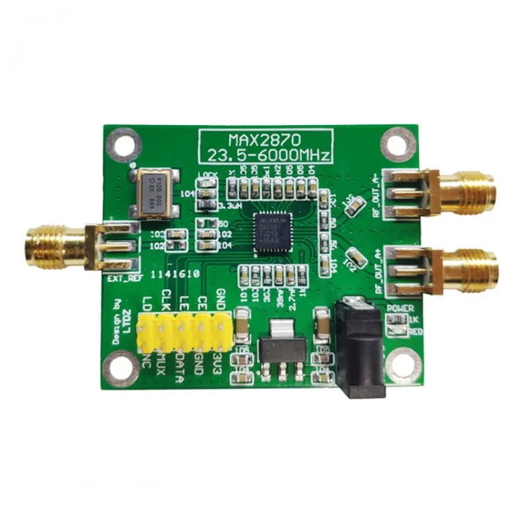 RF Signal Generator MAX2870 23.5MHz-6GHz Phase-Locked Loop PLL RF Source 