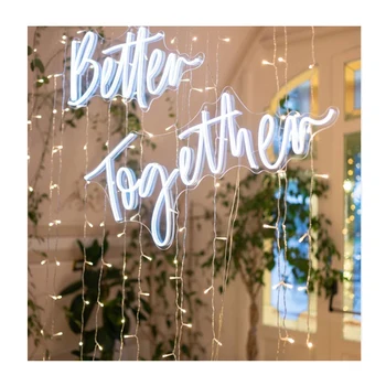 weeding festival decoration neon led sign beautiful light box custom letter colorful color