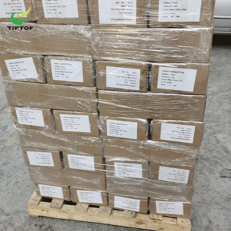 Tiptop Transparent Plastic Pvc Sheet Polycarbonate Id Card For Double