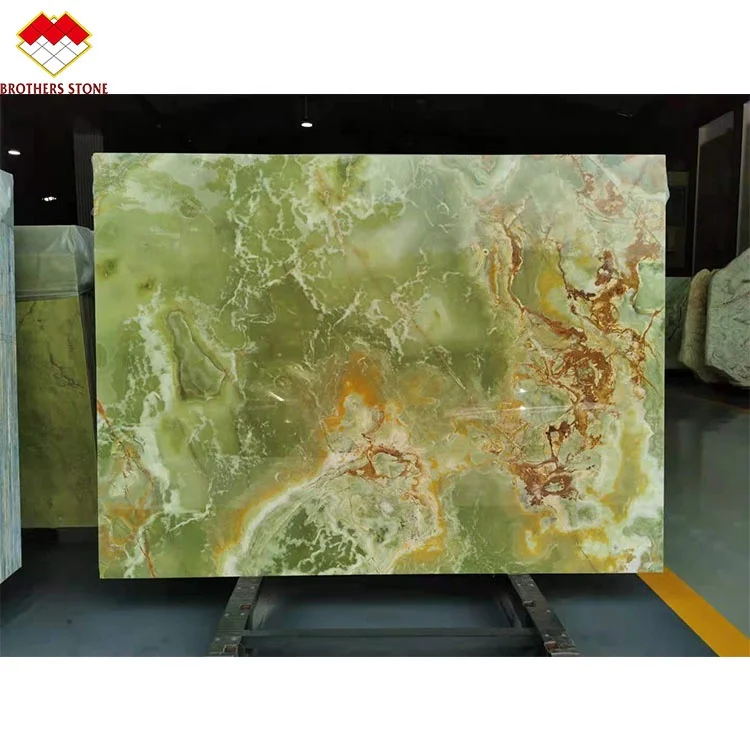 天然石 グリーンオニキス 花器木製台付 高さ68cm♪ 天然石 大理石