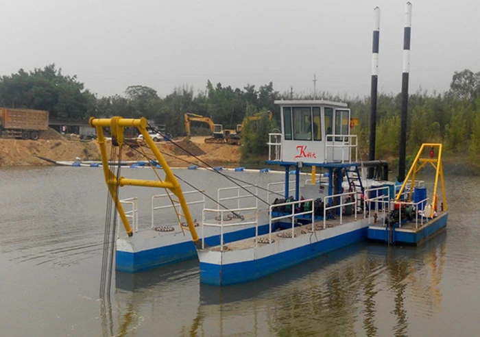 KEDA River Sand Vessel Cutter Suction Dredger Mud Dredger Machine to Extract River Sand