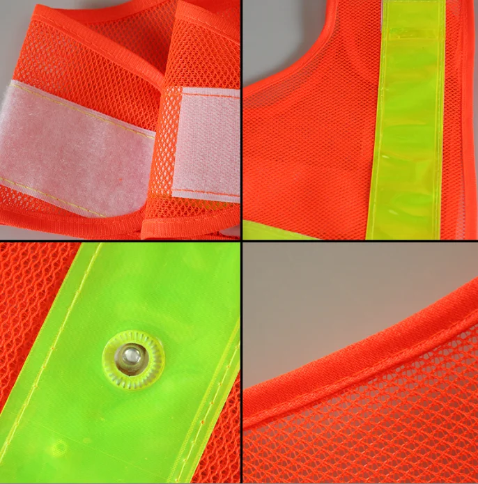 Reflective Led Safety Vest Outdoor Night High Visibility Warning ...