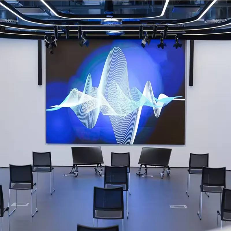 Super Bright P1.25 Digital Signage Display Panel Fine Small Pixel Pitch COB LED Video Wall for Car Advertising Screen Stand factory