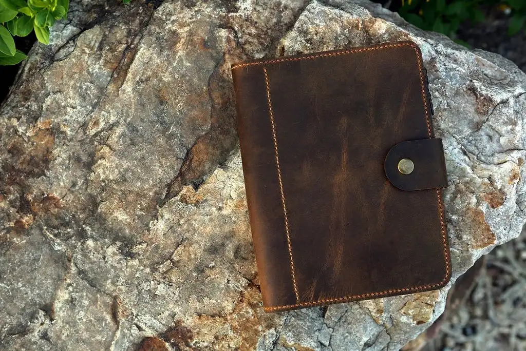 Personalized Journal Notebook Papyrus Paper Vantage Soft Leather Planner Diary