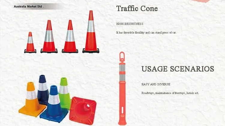 36-inch Heavy-duty Silicone Traffic Cone Green Plastic Safety Cones ...