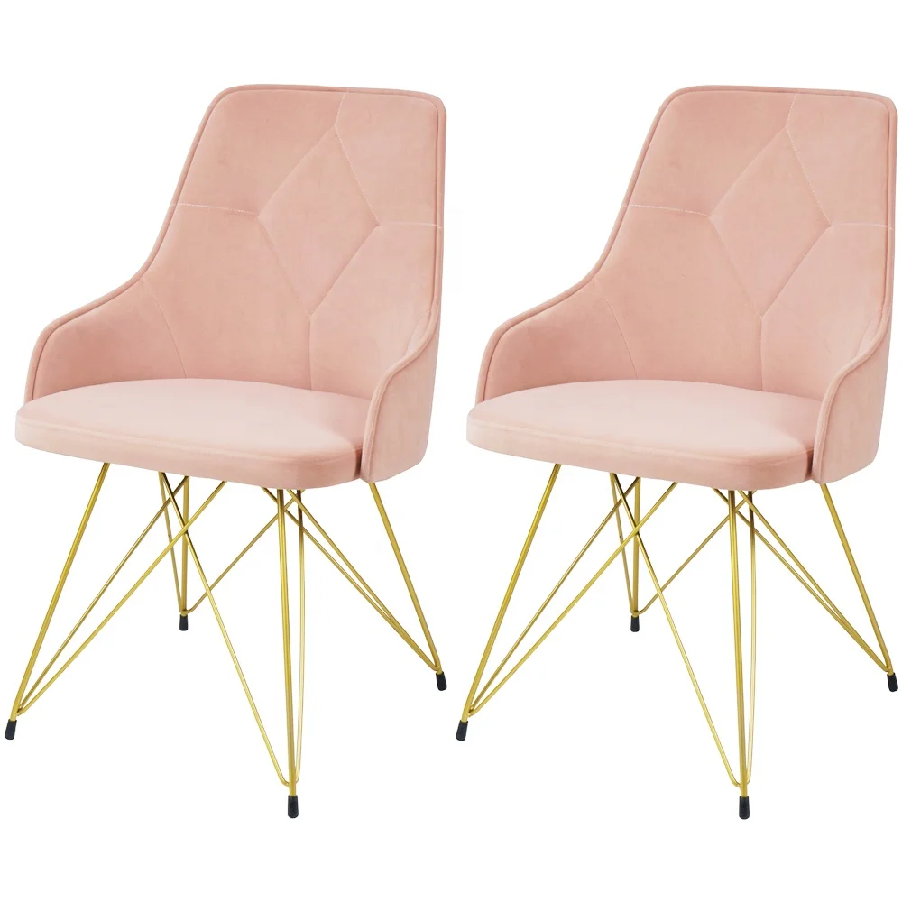 modern pink chairs