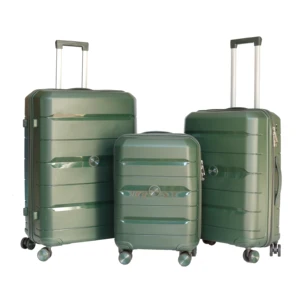 SHIHAO Travelling Bags Luggage Sets  PP Travel Suitcase Bag  Hardside 3-piece Luggage Travelling Bags Luggage Trolley Set