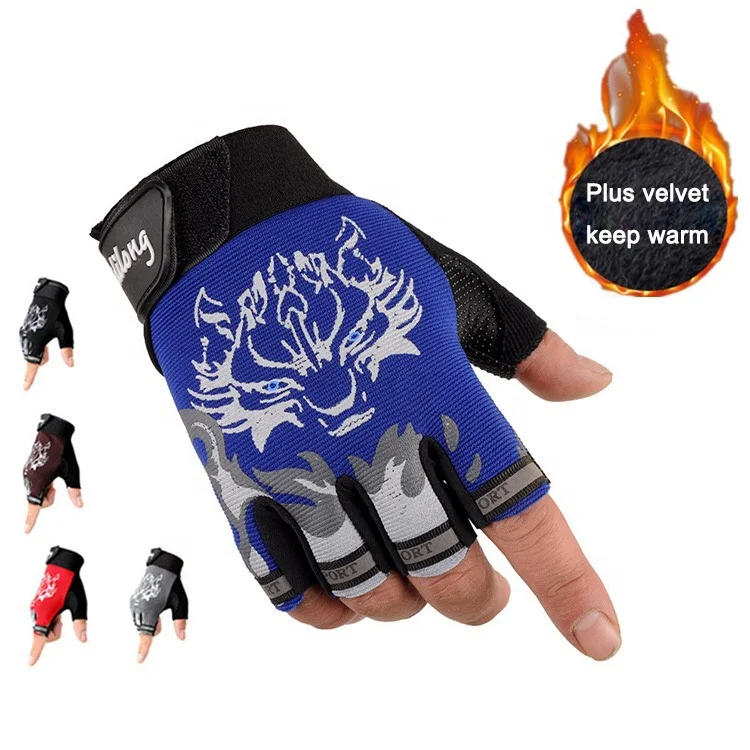 custom embroidered motorcycle gloves