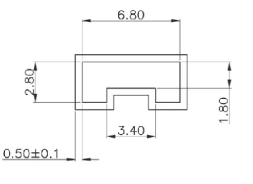 Ic Plastic square Tube Transparent Ic Tubes Manufacturers Custom Antistatic Shipping Tubes for SOP8 Chip