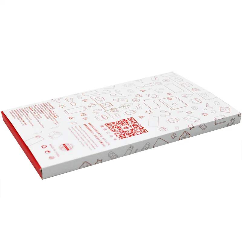 Personalised Packing Cardboard Paper Thin Scarf Envelope Box Small Business Hair Packaging Boxes for Screen Protector