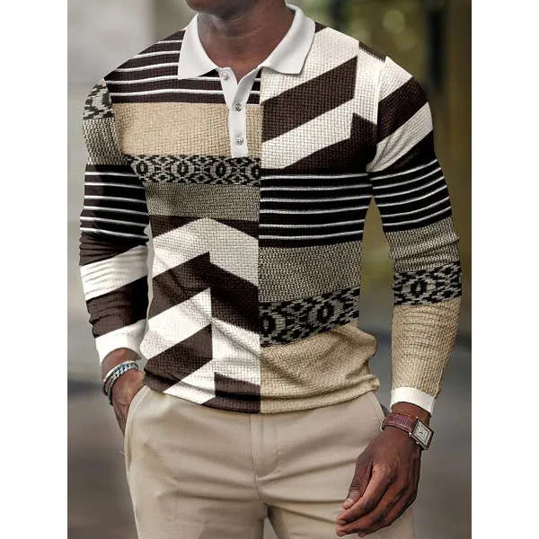 Long-sleeved Polo Shirt Sweater Sweater 
