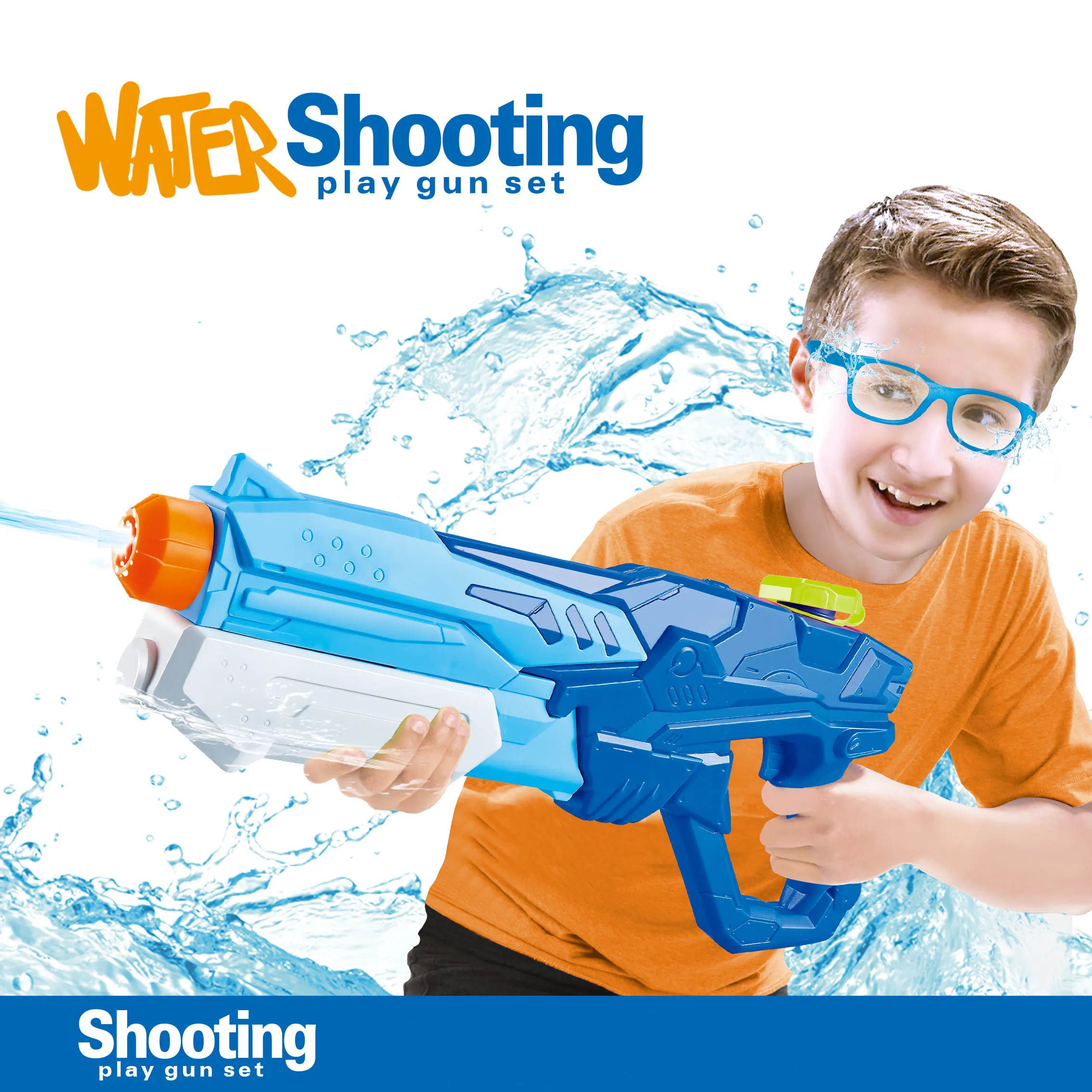 
 Игрушка на заказ, большой радиус действия, 600 мл, детская игрушка, мягкий водяной пистолет  