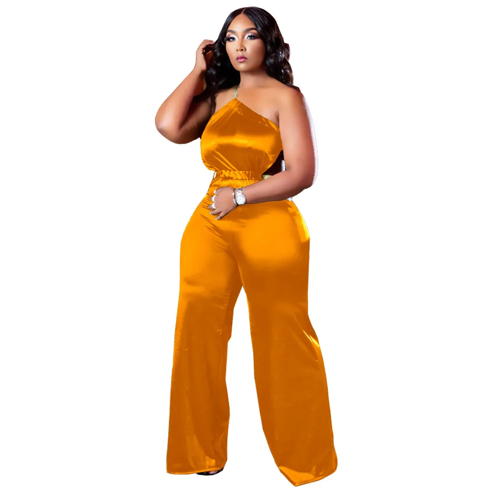 Plus Size Sleeveless Short Romper Fashion Casual Ladies Solid