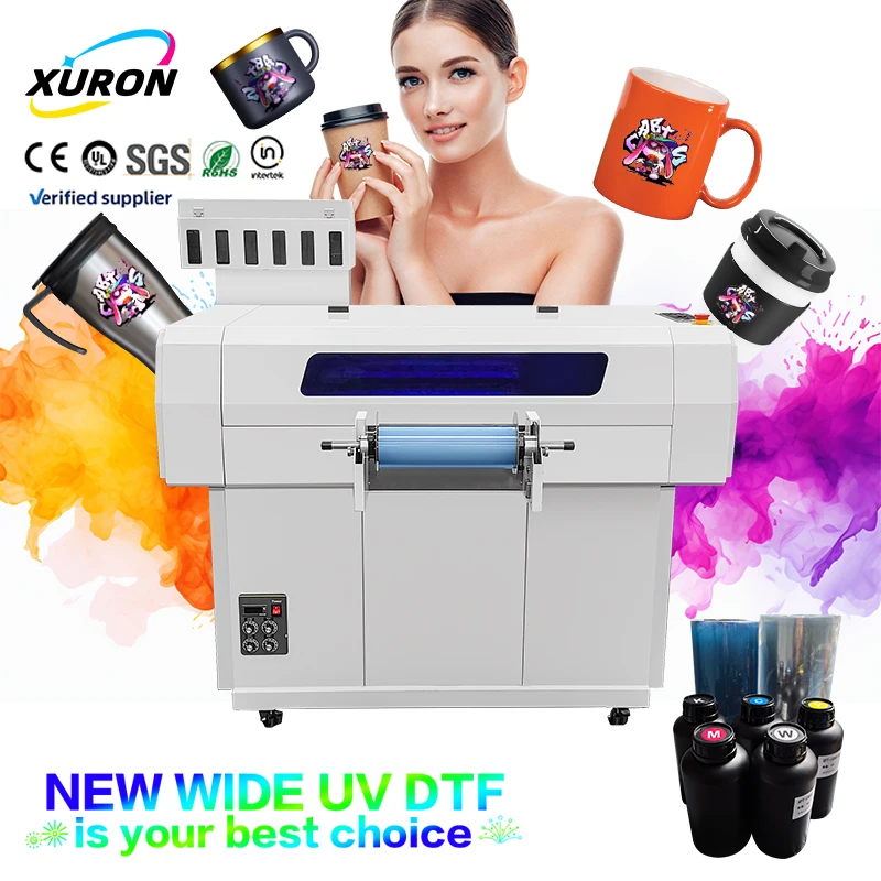 Multifunctional DTF Printer Fast-Drying UV Resistant Pigment Ink Textile Plastic Decoration Precision Printing New Plastics