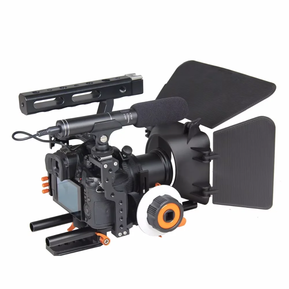 Dv Camera Rig Dslr Video Camera Rig Cage Kit 15mm Camera Stabilizer Dslr Rig ...