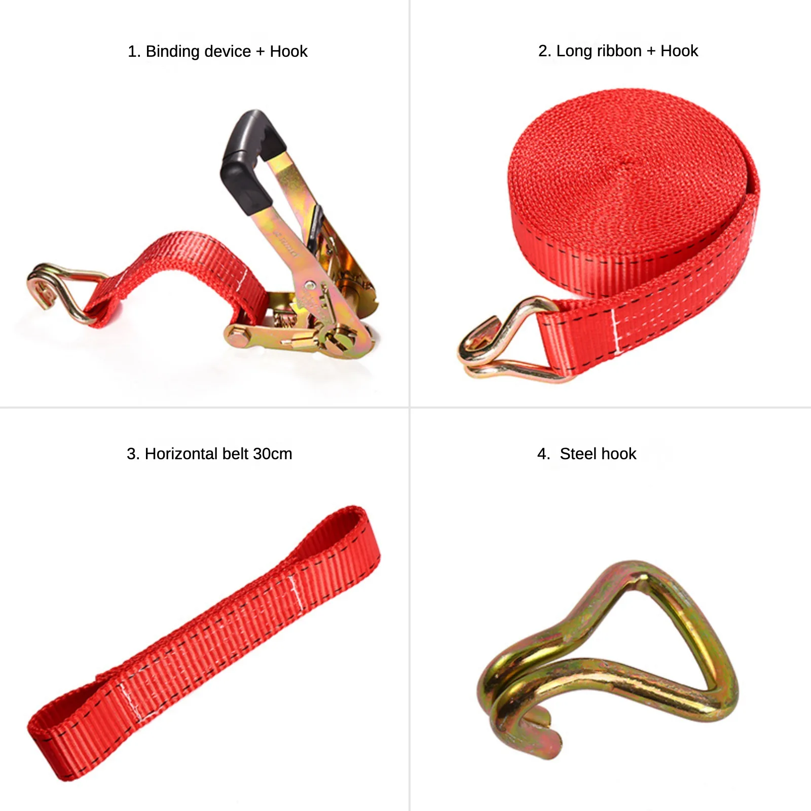 12 Pack 1.5" X 15' Ratchet Straps With J-Hooks - 1330 Lbs WLL - Yellow Tie Downs - Cargo Control