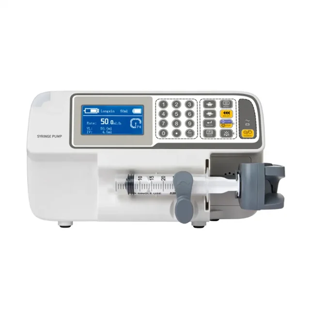 Derry Petcare Injecting Medicine Portable Rechargeable Battery Veterinary Instrument Syringe Pump for Animal Hospital