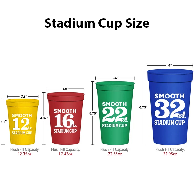 Custom Temperature Change Color Logo Cups 16oz 22oz Plastic Drinking Cups Party Mood Stadium Cup With Logo