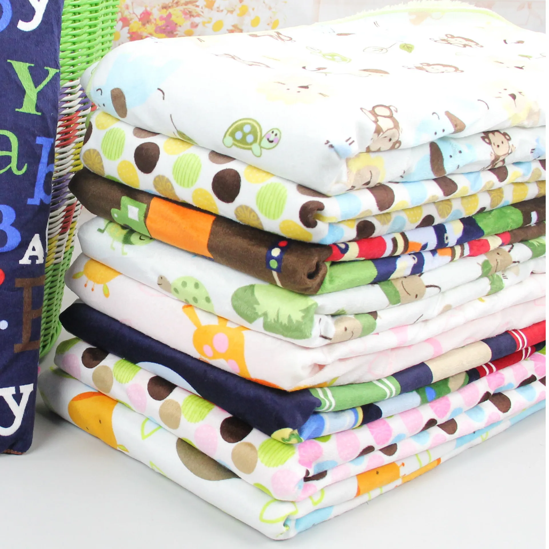 Good Selling Double Layers Infant Fleece Blanket Printed Thick And Soft ...