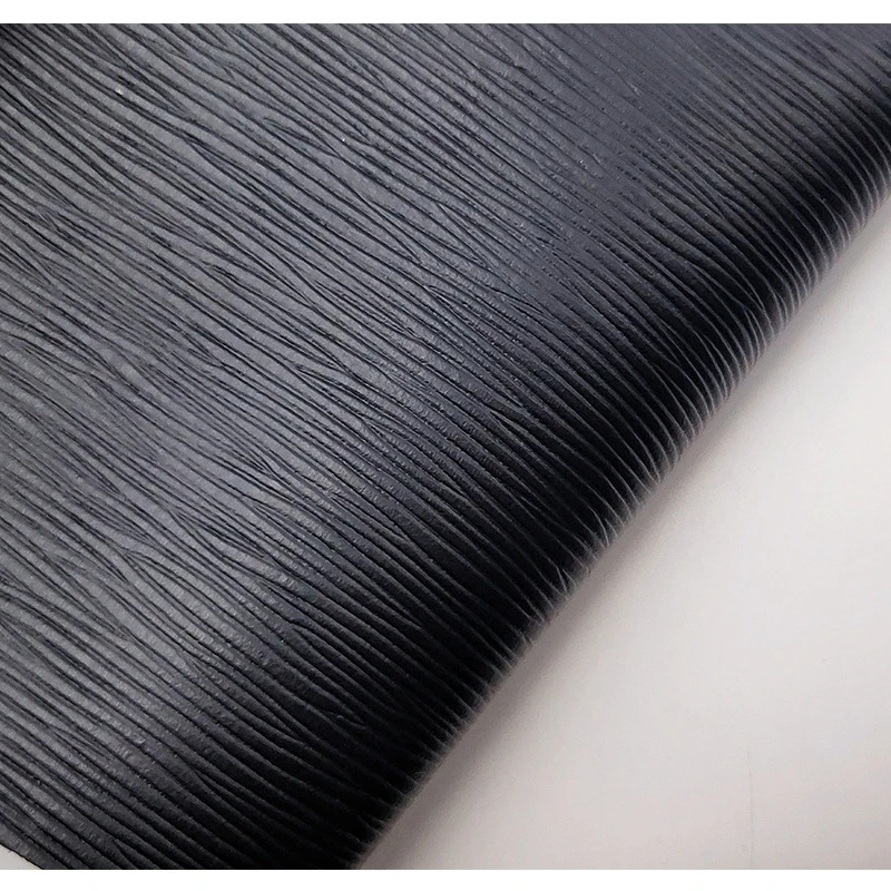 0.9mm Thickness 140cm Width PVC Leather with Knitted Backing for Bags and Furniture