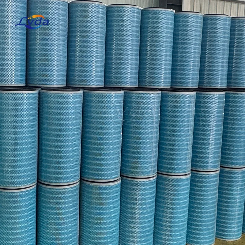 Cellulose Media Inlet Gas Turbine Replaceable Supplier 100% Synthetic Air Intake Filter