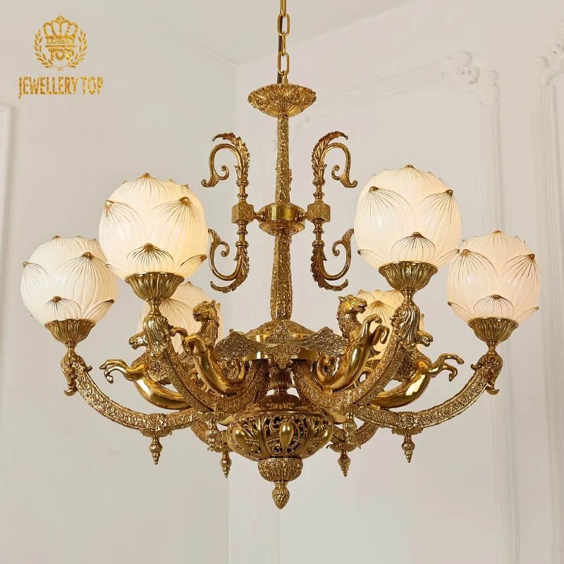 Украшения художественная стеклянная чаша подвесной светильник Арабская люстра Атлантис антикварные латунные люстры для спальни