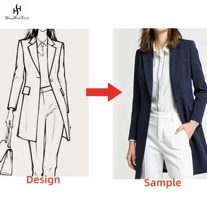 OEM ODM Customized High Quality Vestidos Single Breasted Blazer Women Blazers Damas Mujeres Veste Femme Blazer