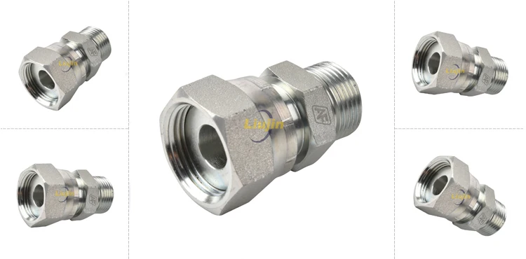 Factory manufacture hydraulic fittings nipple hydraulic hose tube pipe fittings