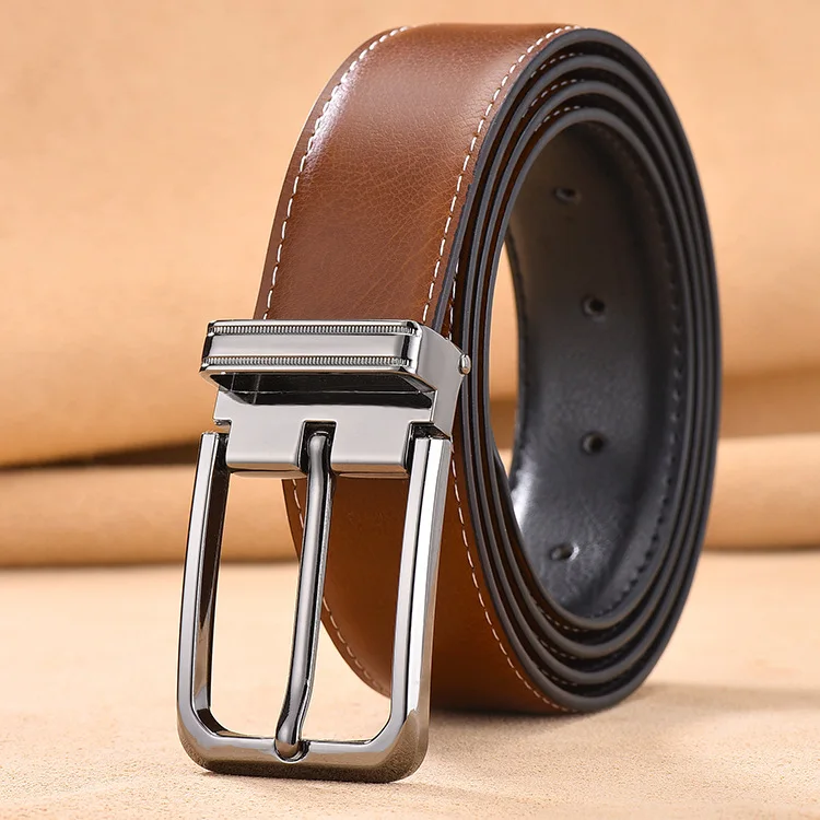 Leather Casual Pin Buckle Belt 