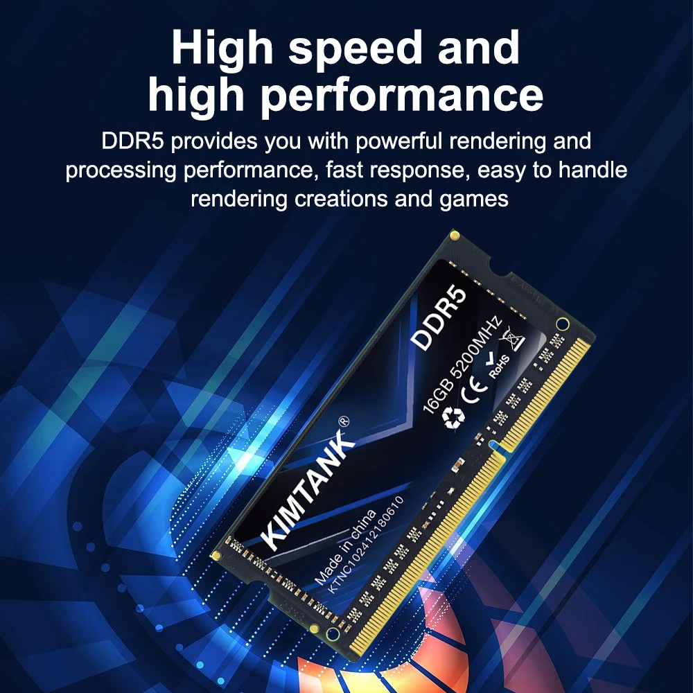 KIMTANK DDR5 16GB×2枚32GB 5200MHz メモリ Crucial 32GB DDR5 RAM Kit (2x16GB), 5600MHz (or 5200MHz or 4800MHz