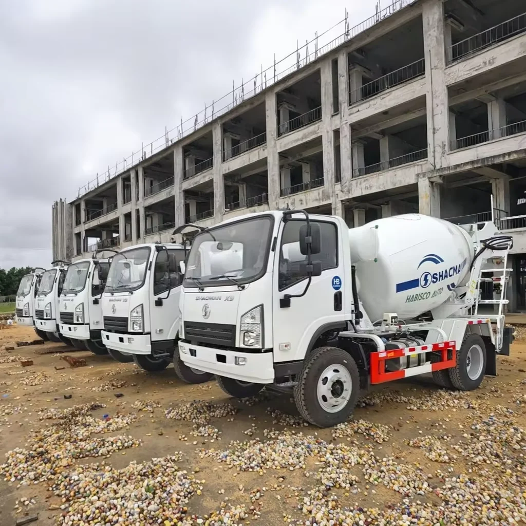 Shacman 4x2, Caminhão Betoneira Eficiente a Diesel para Uso em Construção, Caminhão de Cimento para Transporte