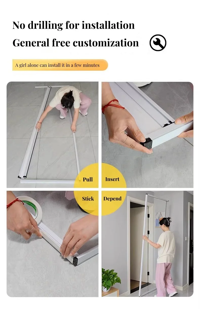 Aluminum Frame Honeycomb Blind Sliding Door No-Woven Fabric Smart Pleated  Honeycomb Cellular Windows and Doors Blinds