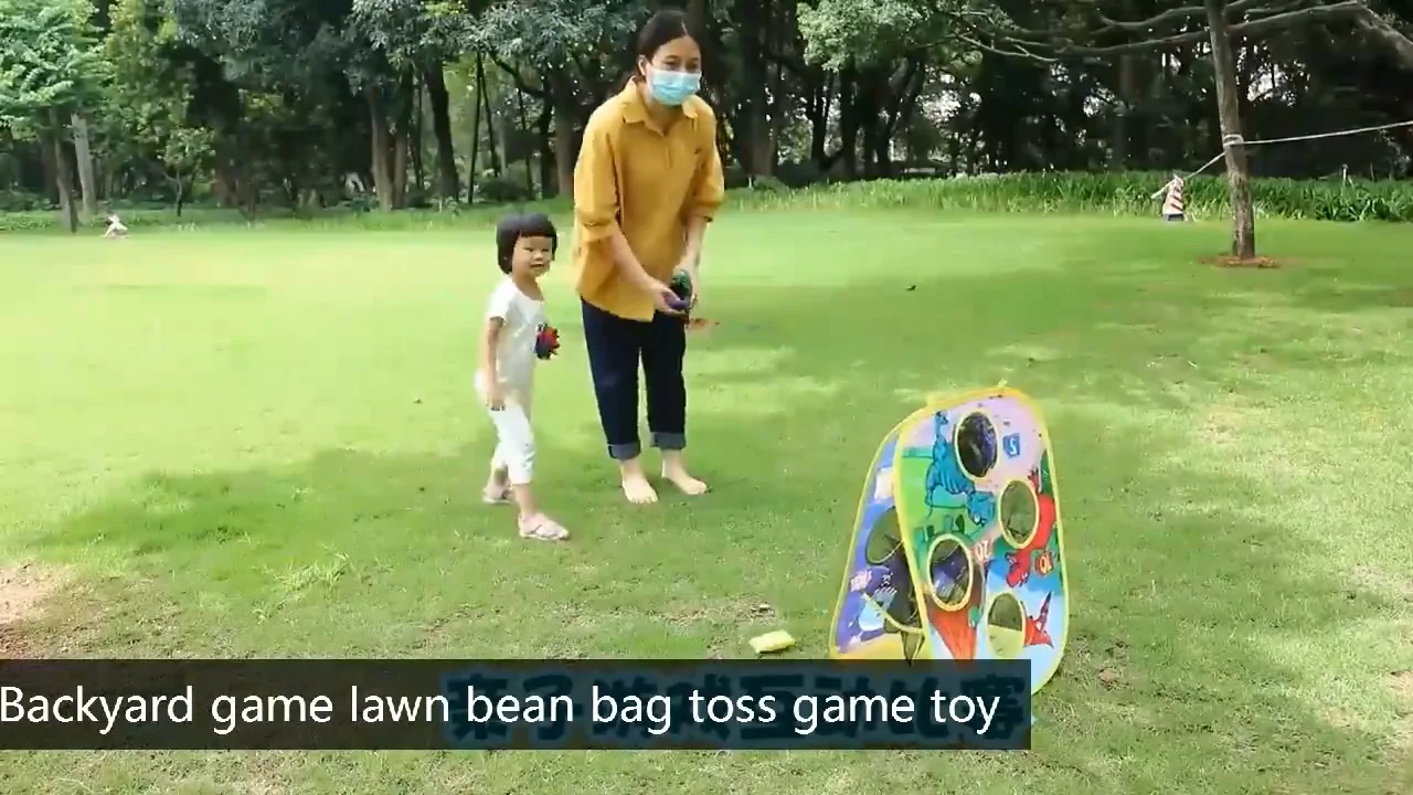 Kids Sports Toy Backyard Activities 3in1 Throwing Target Sport Set Toy