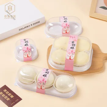 Factory High Quality Wholesale Transparent Thermoformed Dessert Macaron Packaging Box