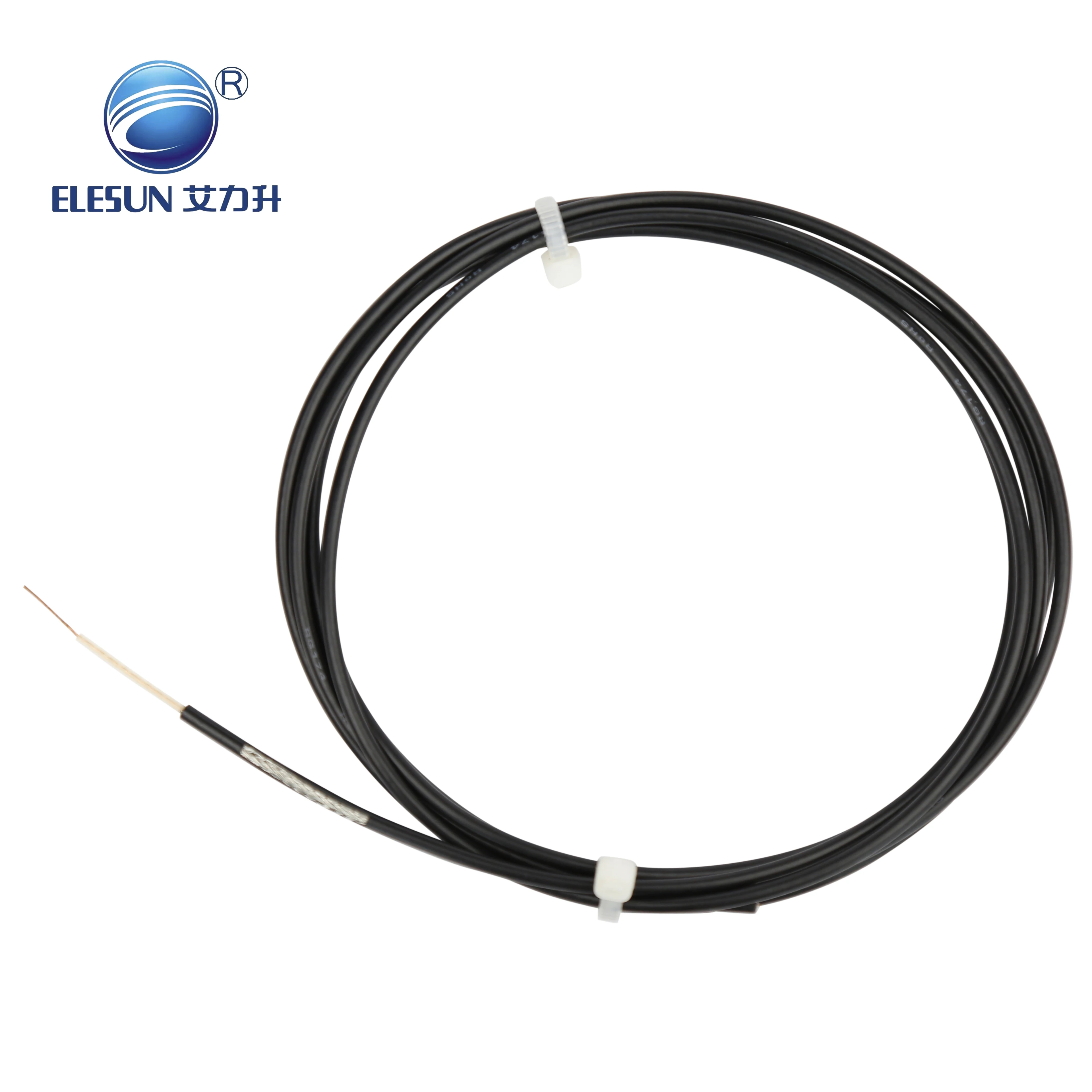 Komunikasi Kabel Coaxial 50ohm Solid PE Insulasi RG174 RG58 RG212 RG214 Kabel Coaxial