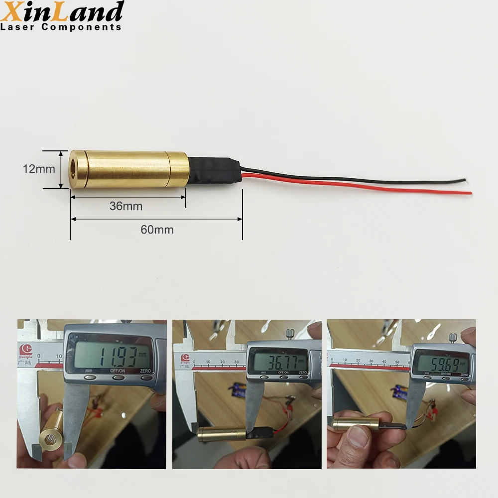 XinLand Mini Laser Diode Module 520nm 5mW – New Condition Dot Line